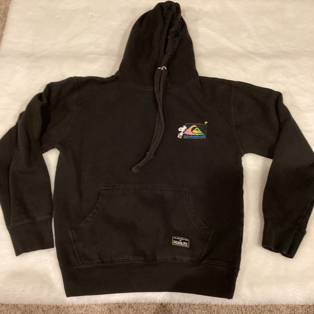 Peanuts Black Men's Hoodie Sweater